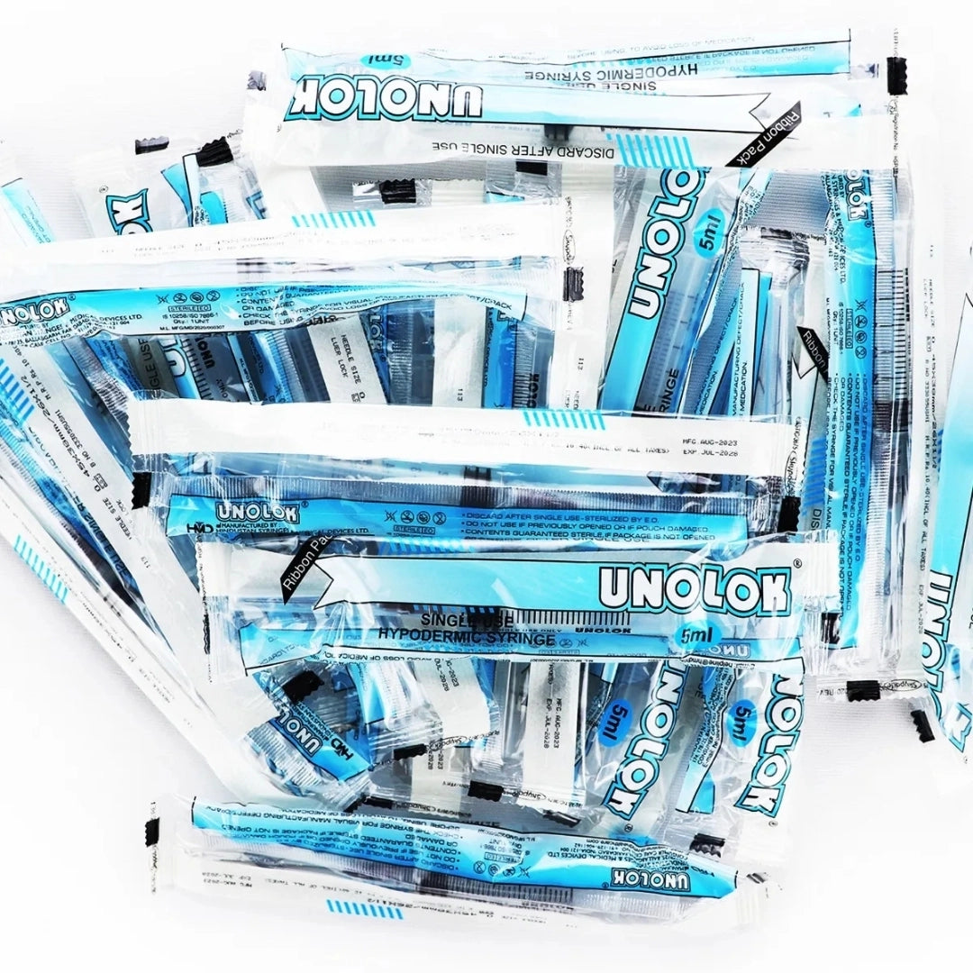 Unolok Syringe 5 ML 100 Pcs Box