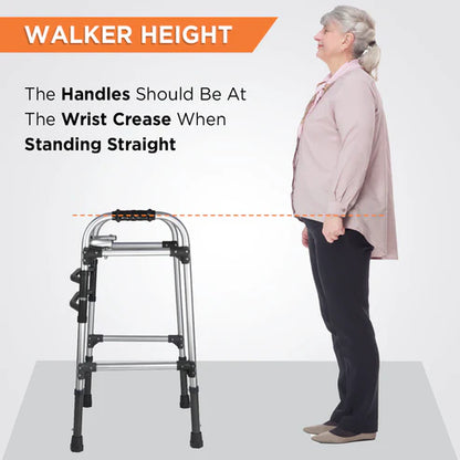 Vissco Max Walker PC 2901 – Height Adjustable Foldable Walker