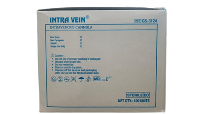 Romasons Intra Vein I.V. Cannula With Injection Port