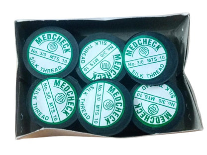Medcheck Silk Thread ( 10 Mtr ) Pack of 12