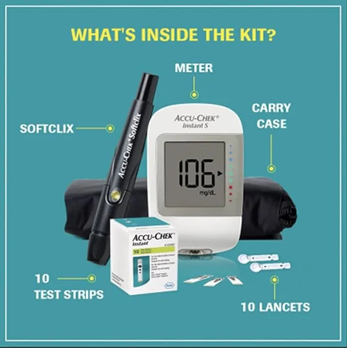 Buy Accu Chek Instant Glucometer Online | Accu Chek Products