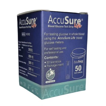AccuSure Life Test Strips 50 Strips