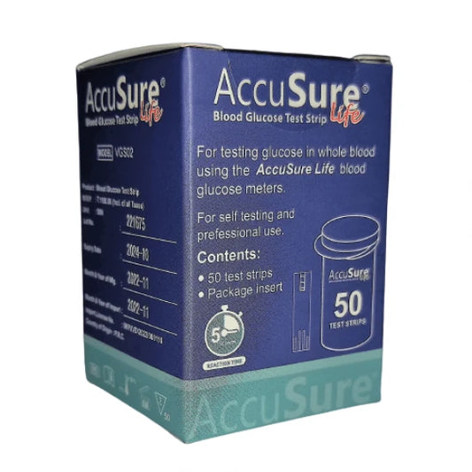 AccuSure Life Test Strips 50 Strips