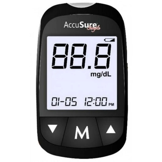 Accusure Simple Glucose Meter - With 25 Strips