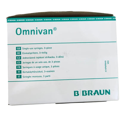 Buy Omnivan 5ml Syringe with Needle - 75 Pack | B Braun