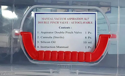Secure Manual Vacuum Aspiration Kit Double Pinch Valve /  Autoclavable