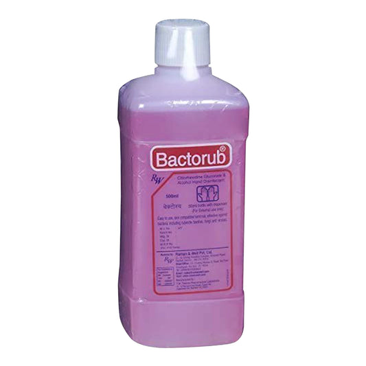 Buy Bactorub Handrub 500ml Online - Raman & Well