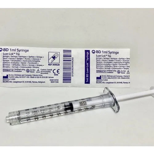 Order BD Syringe 1ml Luer Lock Without Needle – Shop Now