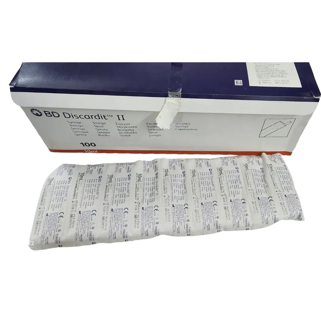 BD 10ml Syringe Discardit - 21G*1.0 inch - 100 Units Pack | SurgiNatal