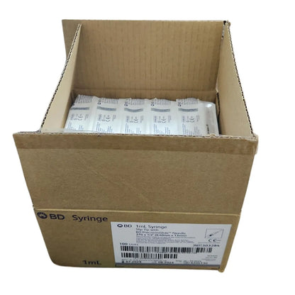 BD 1ml Syringe with 27G Needle - 100 Units Pack | SurgiNatal