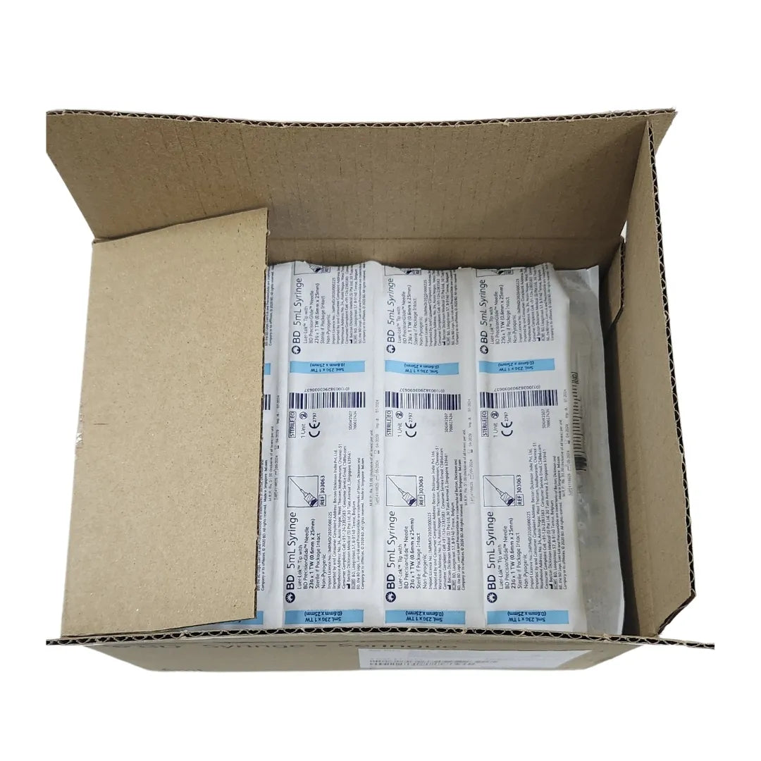 BD 5ml Syringe Luer Lok - 100 Units Pack | SurgiNatal