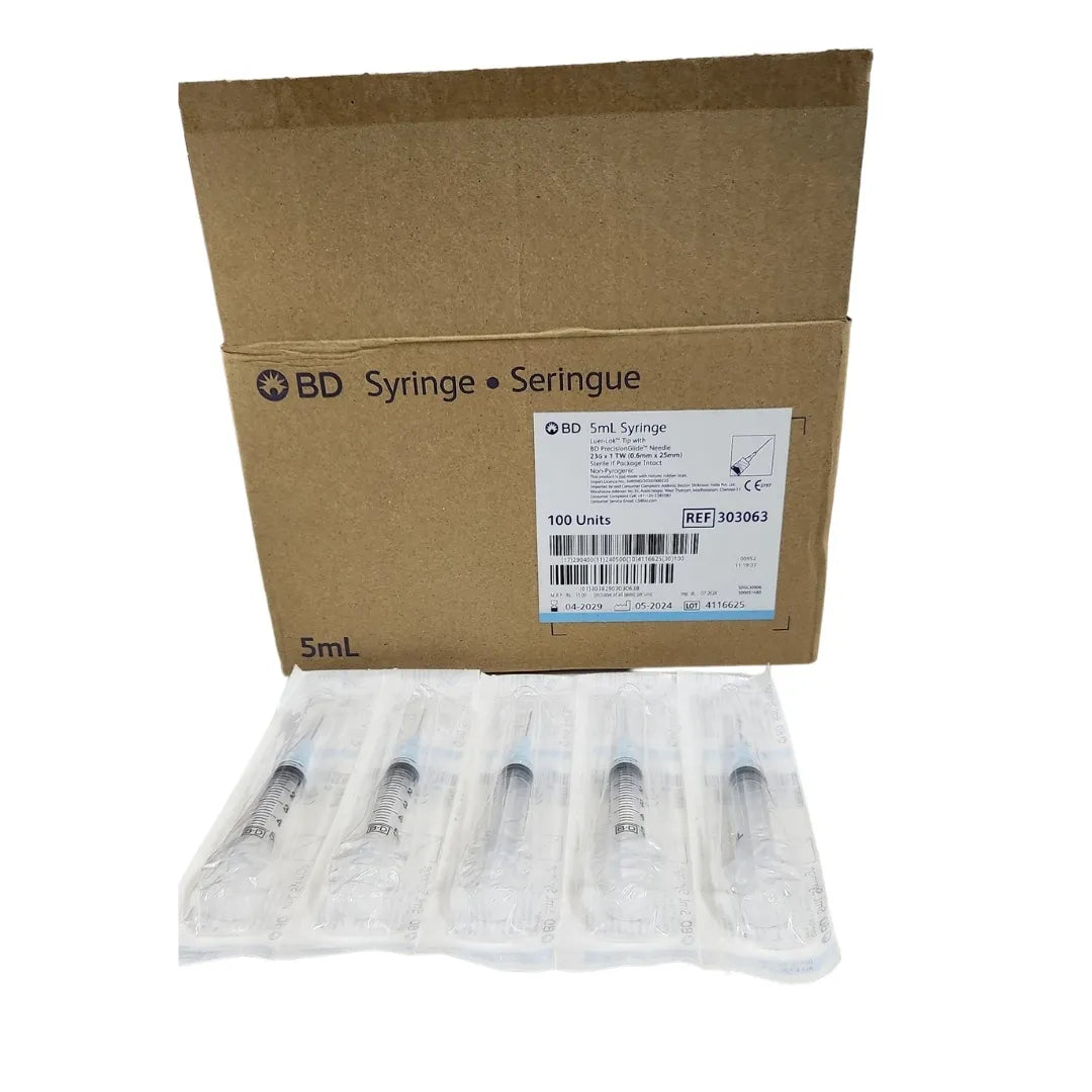 BD 5ml Syringe Luer Lok - 100 Units Pack | SurgiNatal