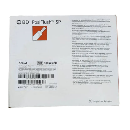 Bd Posiflush Sp 10ml Prefilled Saline Syringe - Order Now