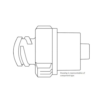 BD Q-Syte 15 CM Macro Bore Tri Ext Selspin Nut