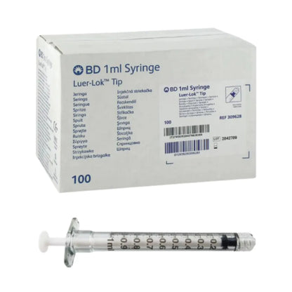 Order BD Syringe 1ml Luer Lock Without Needle – Shop Now