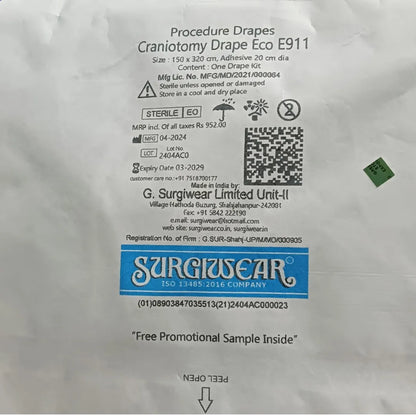Buy Craniotomy Drapes Online for Surgical Procedures