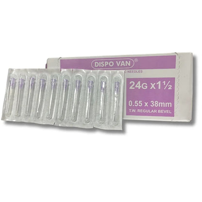 Dispovan Hypodermic Needle - 24G*1.5 Inch