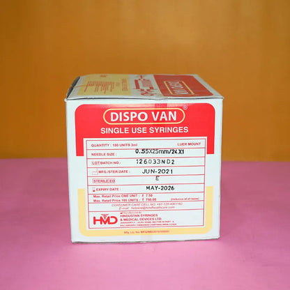 Dispo Van Syringe 3ml - 100 Units Pack | SurgiNatal