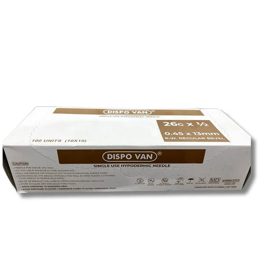 Dispovan Hypodermic Needle - 26G*0.5 inch