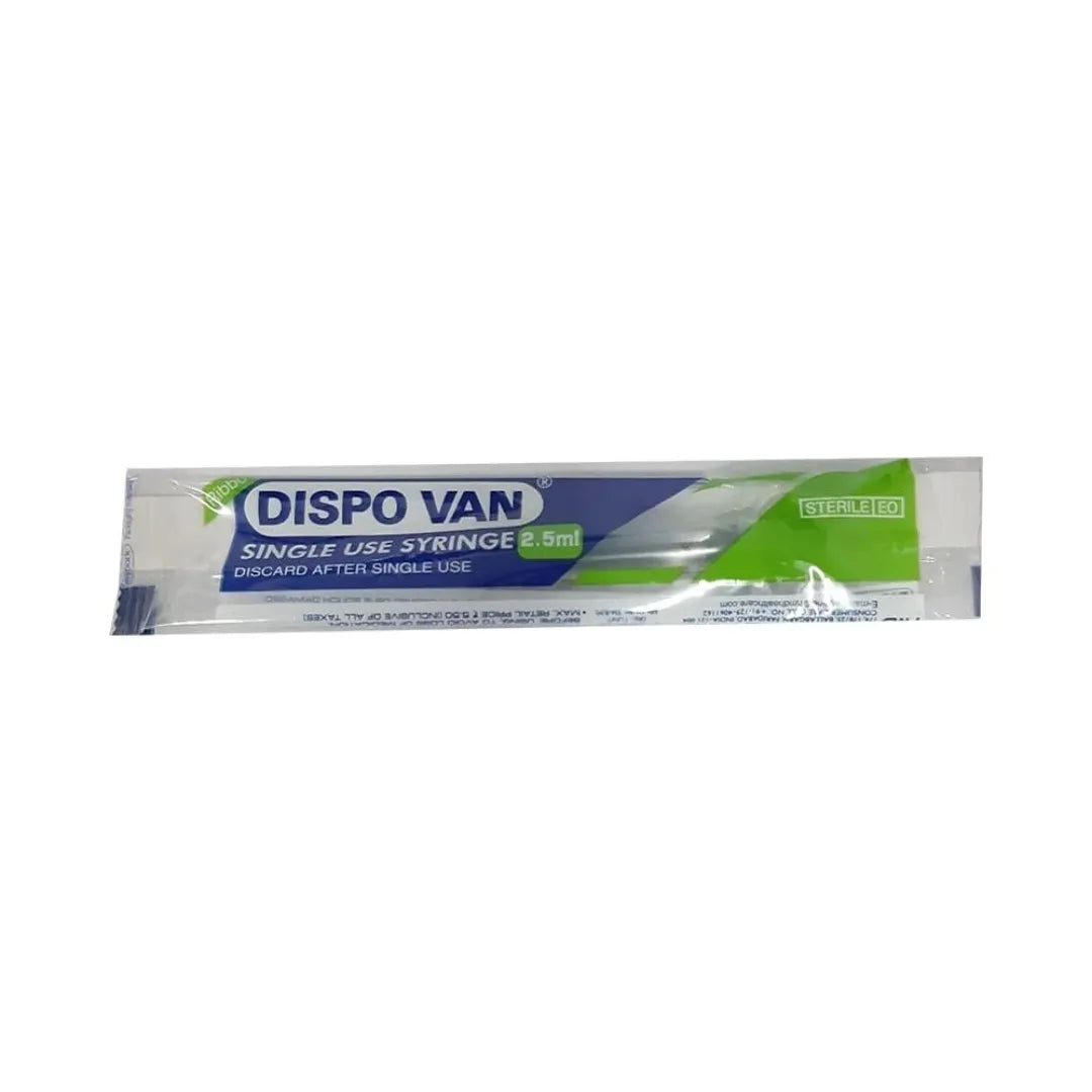 Dispovan  Syringe 2.5ml (100 Units)