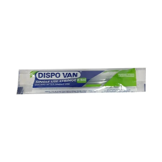 Dispovan  Syringe 2.5ml (100 Units)