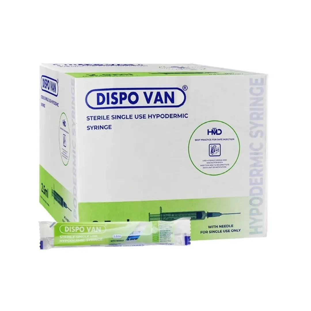 Dispovan  Syringe 2.5ml (100 Units)