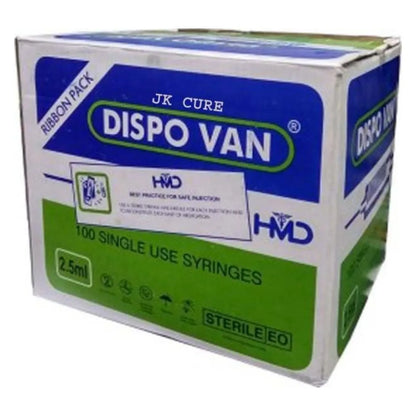 Dispovan  Syringe 2.5ml (100 Units)