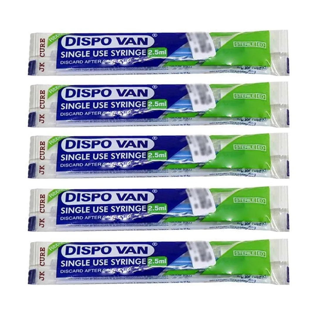 Dispovan  Syringe 2.5ml (100 Units)