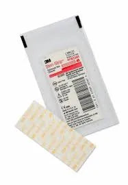 3M Steri-Strip Reinforced Adhesive Skin Closures R1541, 1/4 in x 3 in (6 mm x 75 mm), 3 strips/envelope