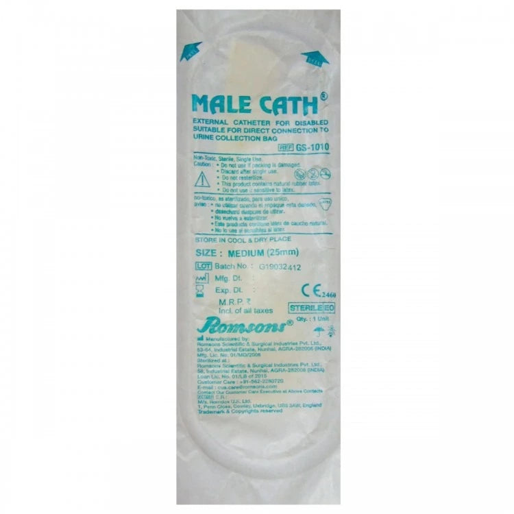 Buy Romsons External Male Catheter (GS-1010) Online
