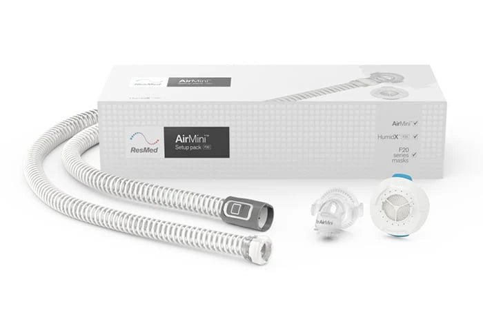 ResMed AirTouch™ F20 Full Face Mask + AirMini™ F20 Mask Setup Pack with HumidX F20