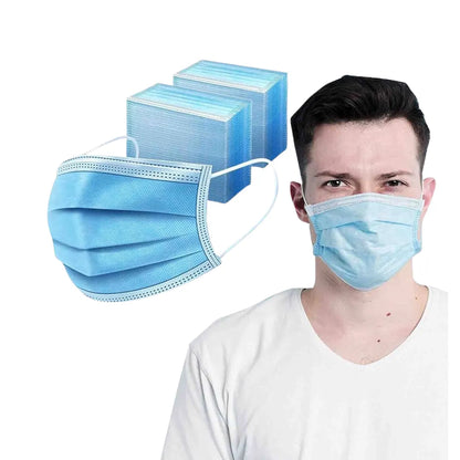 Buy Disposable 3 Ply Face Mask (100 Pcs)–Best Prices Online