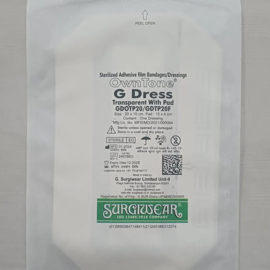 Buy Transparent G Dress with Pad Online - Shop Now