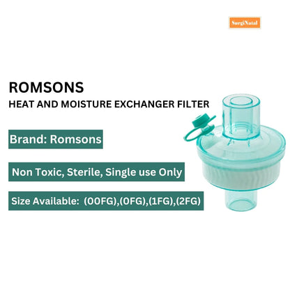 Buy Romsons BVF/HME Filter - Pediatric Size Online