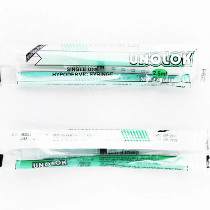 HMD Unolok Syringe 2.5ml 27G  1.5 Inch Needle