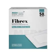 Fibrex Non-Woven Adhesive Dressing With Non Adherent Pad(7cm X 5cm)