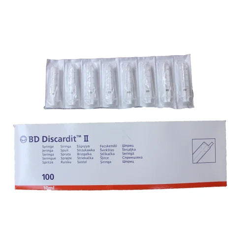 BD 10ml Syringe Discardit - 21G*1.0 inch - 100 Units Pack | SurgiNatal