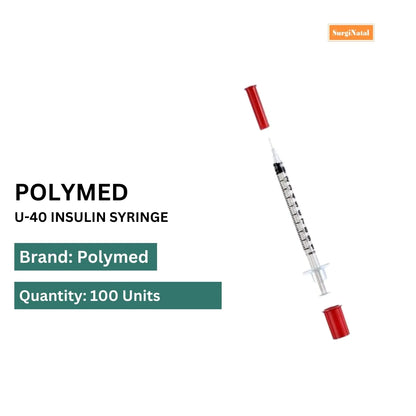 Buy U-40 Syringe Unitpack Online | Polymed