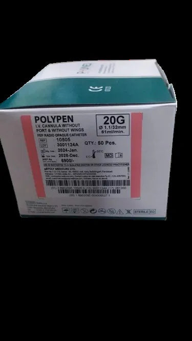 Polymed Polypen Iv Cannula Without Port & Without Wings