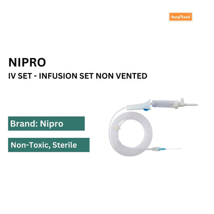 Buy Nipro IV set - Infusion Set Non Vented | Lowest Price