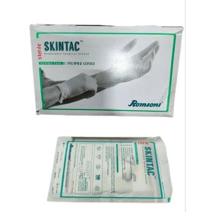 Buy Latex Skintac Disposable Surgical Gloves - Powder Free