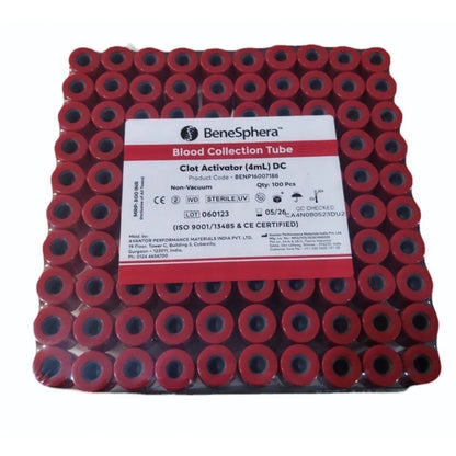 Buy Blood Collection Tubes with Clot Activator - 100 Tubes