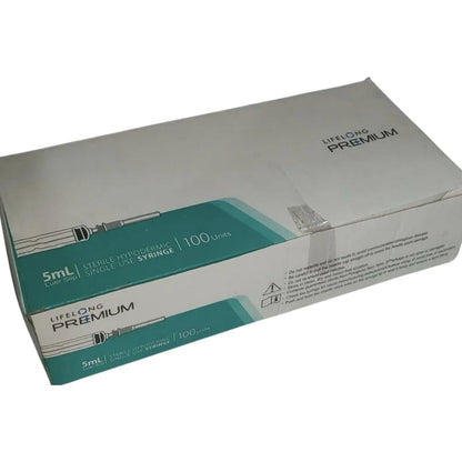 Lifelong Premium Syringe 5ml (100 Units)