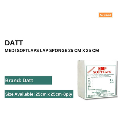 Buy Softlaps Lap Sponge 25x25 cm Online | Datt Medi