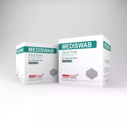 Medicare Mediswab Gauze Swab (10cm x 10cm, 12 Ply) – Buy Now