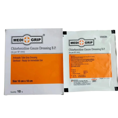 Buy Chlorhexidine Gauze Dressing 10CM X 10CM for Wound Care