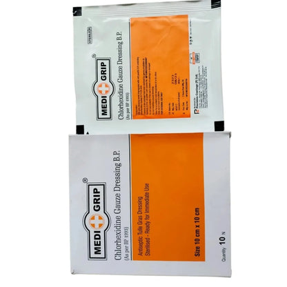 Buy Chlorhexidine Gauze Dressing 10CM X 10CM for Wound Care