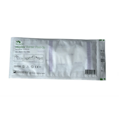Mepilex Border Post Op Dressing (10cm x 25cm)