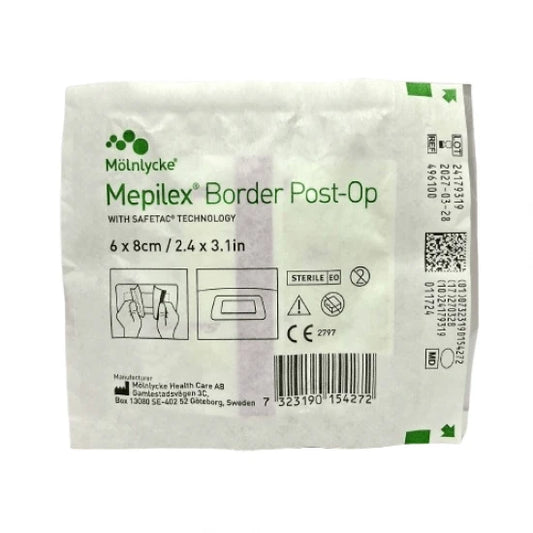 Mepilex Border Post Op Dressing (6cm x 8cm)