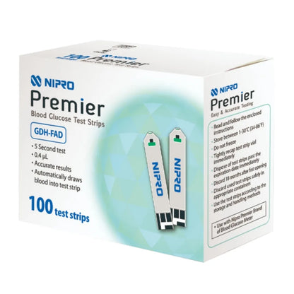 Buy Premier Glucometer Strips - 100 Strip Pack Online